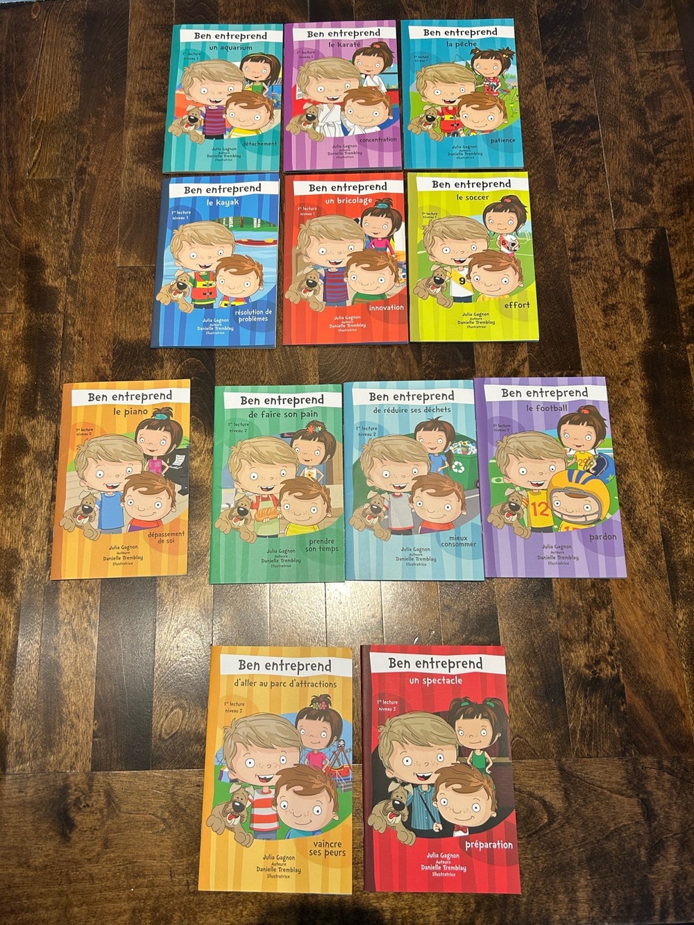 Ben Entreprend Kids Book Set of 12 (niveau 1-2-3)